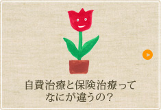 自費治療と保険治療ってなにが違うの？