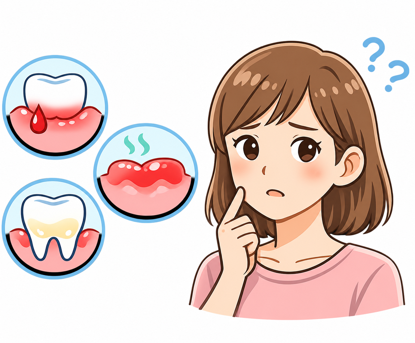 歯周病の悩みを抱える患者